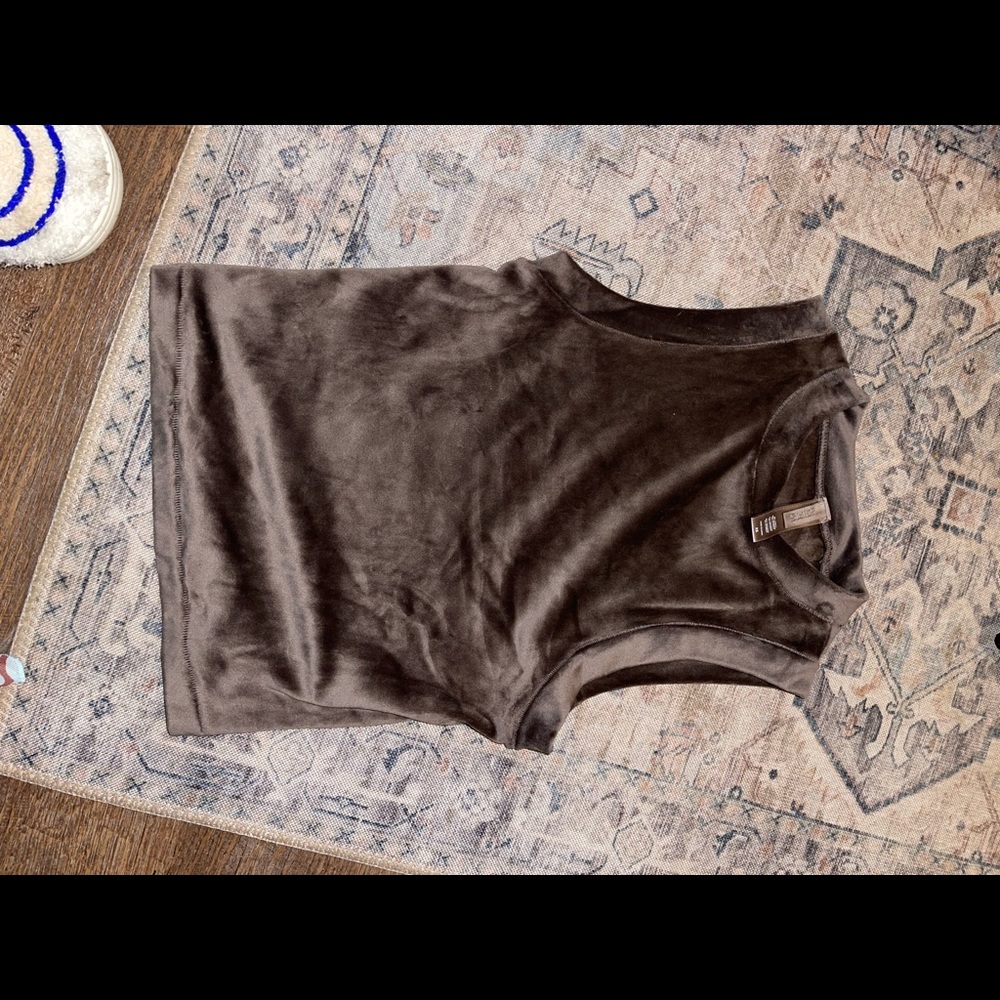 Skims Velour Top